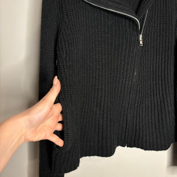 Helmut Lang Asymmetric Zip Wool Sweater - Picture 4 of 9